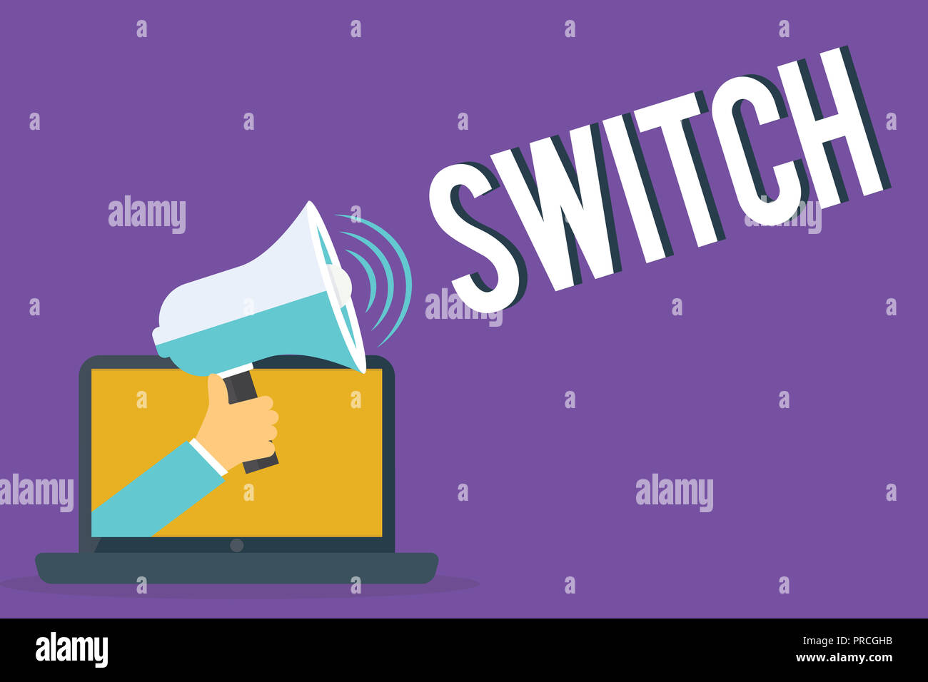 Conceptual hand writing showing Switch. Business photo showcasing ...