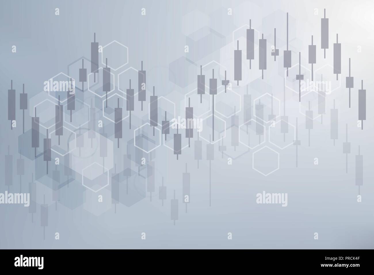 Stock Market Or Forex Trading Graph Chart In Financial Market - 