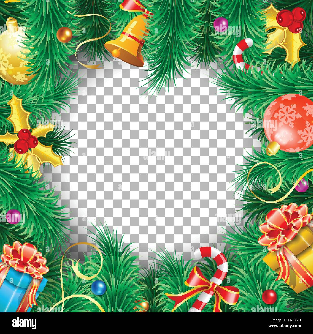 christmas-and-new-year-frame-stock-vector-image-art-alamy