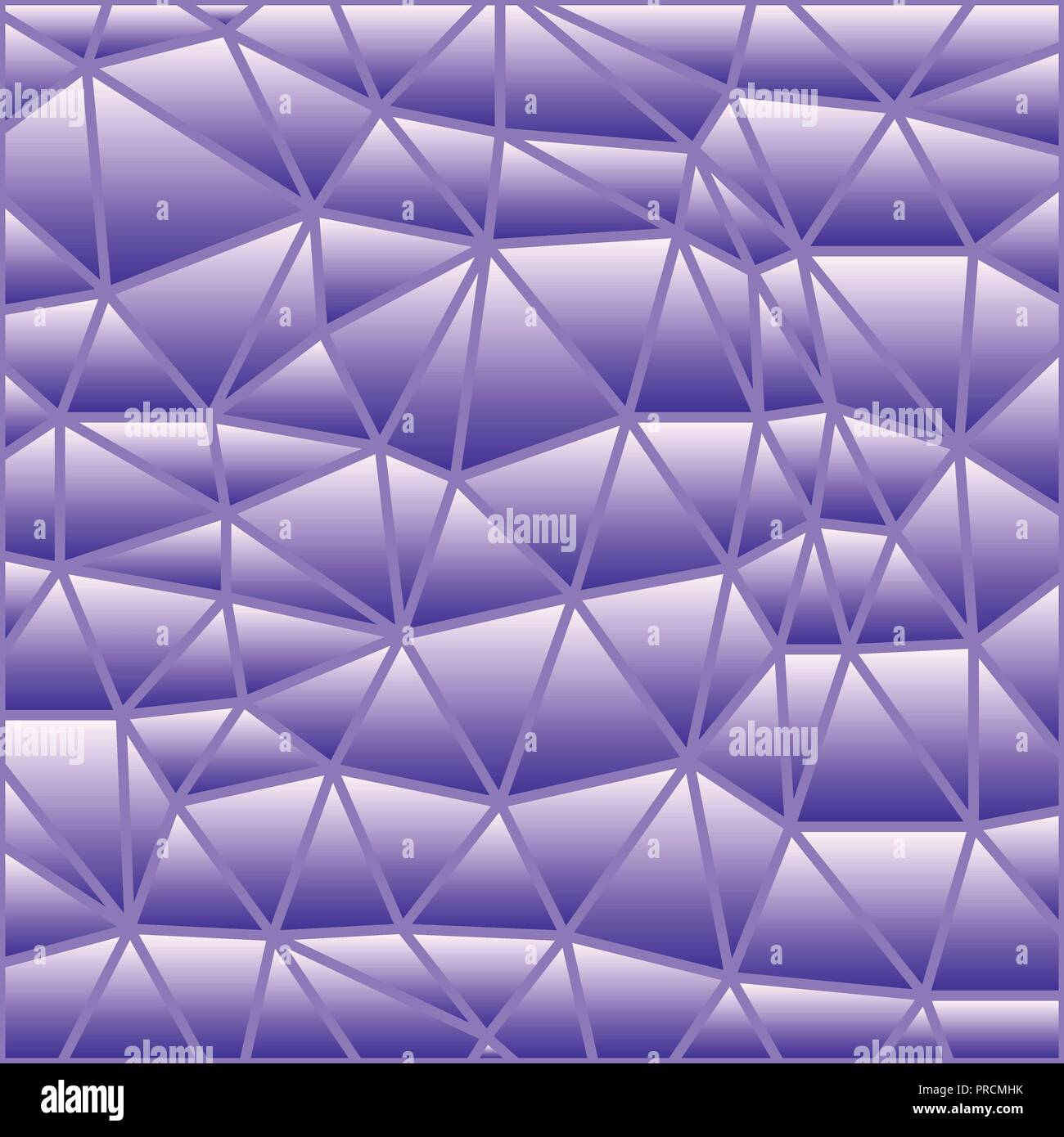 abstract vector stained-glass triangle mosaic background - purple and ...