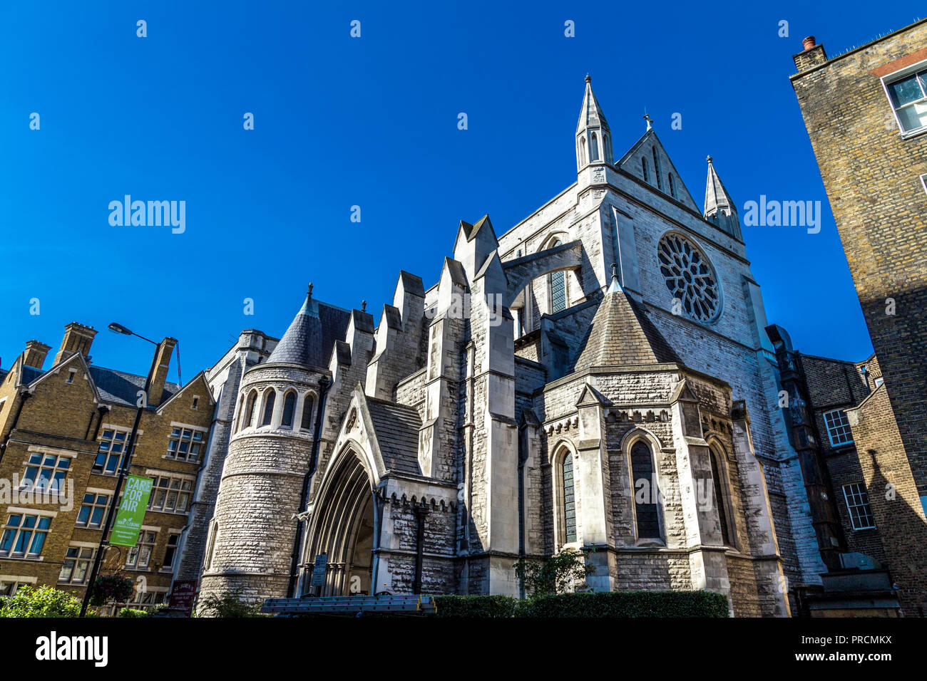 Exterior of St James's Roman Catholic Church, Spanish Place, Marylebone