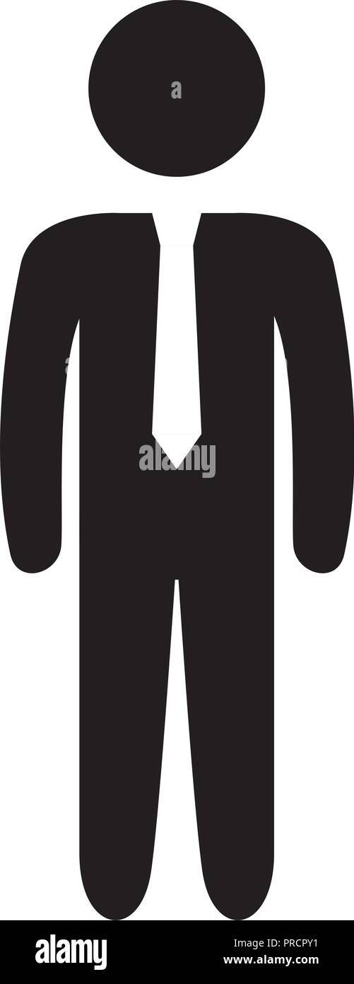 businessman figure silhouette icon vector illustration design Stock ...