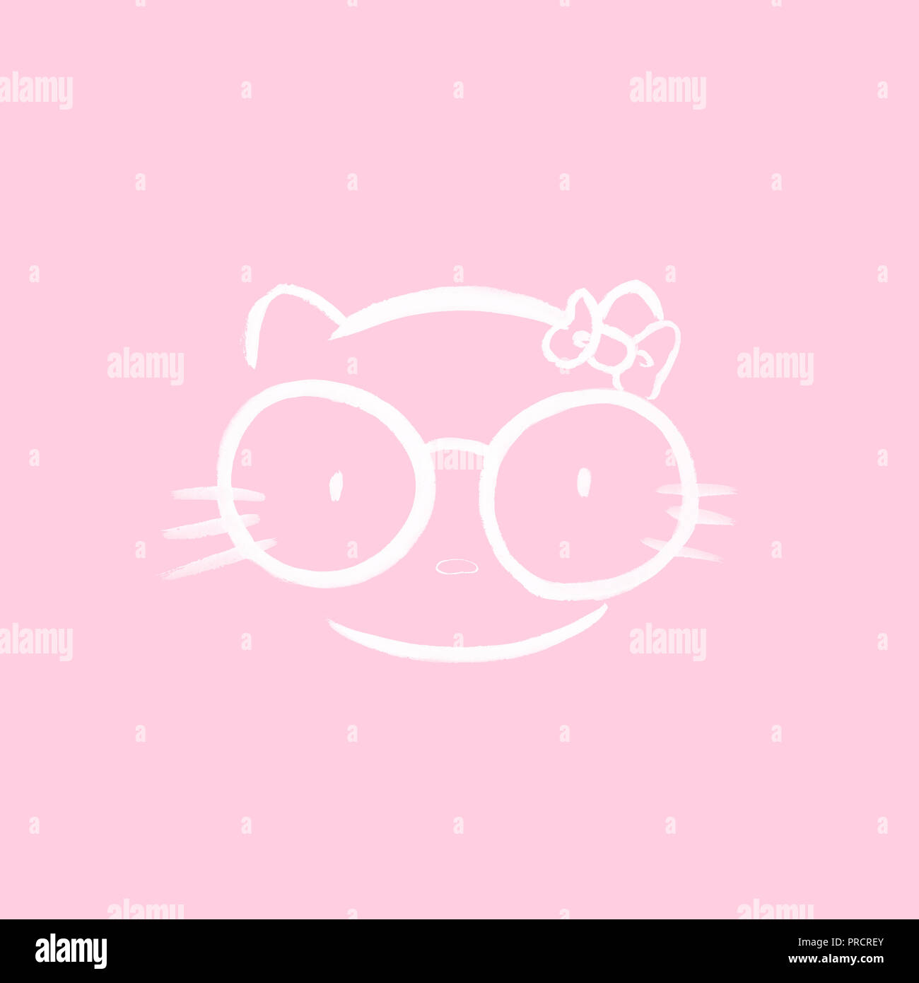 Hello Kitty LV Inspired Pink Ready To Press Sublimation Print for