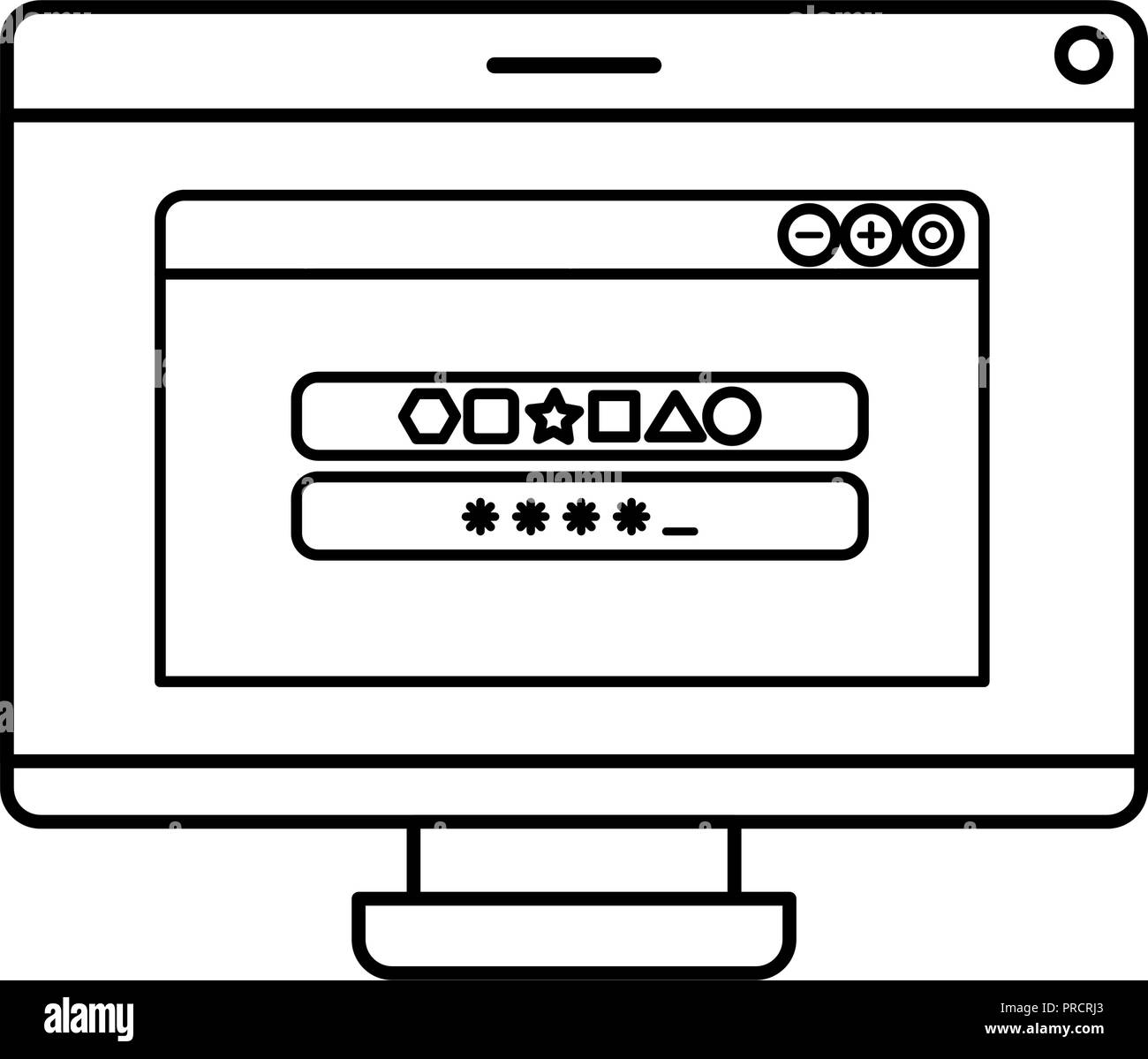 Desktop computer window Black and White Stock Photos & Images - Alamy