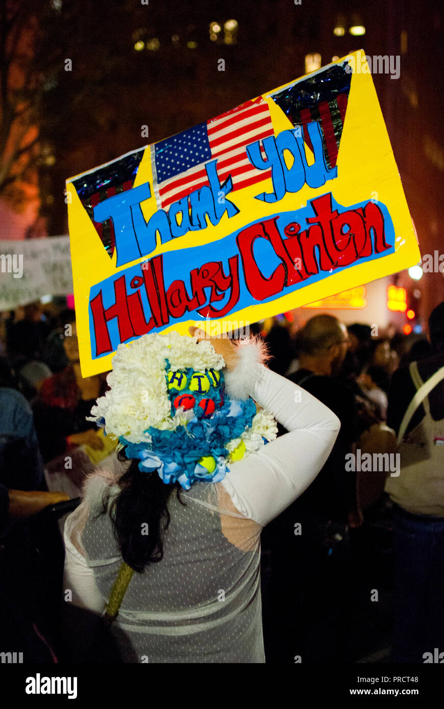 Elect Hillary Sign Donald trump no thank you sign hi-res stock photography and images - Alamy