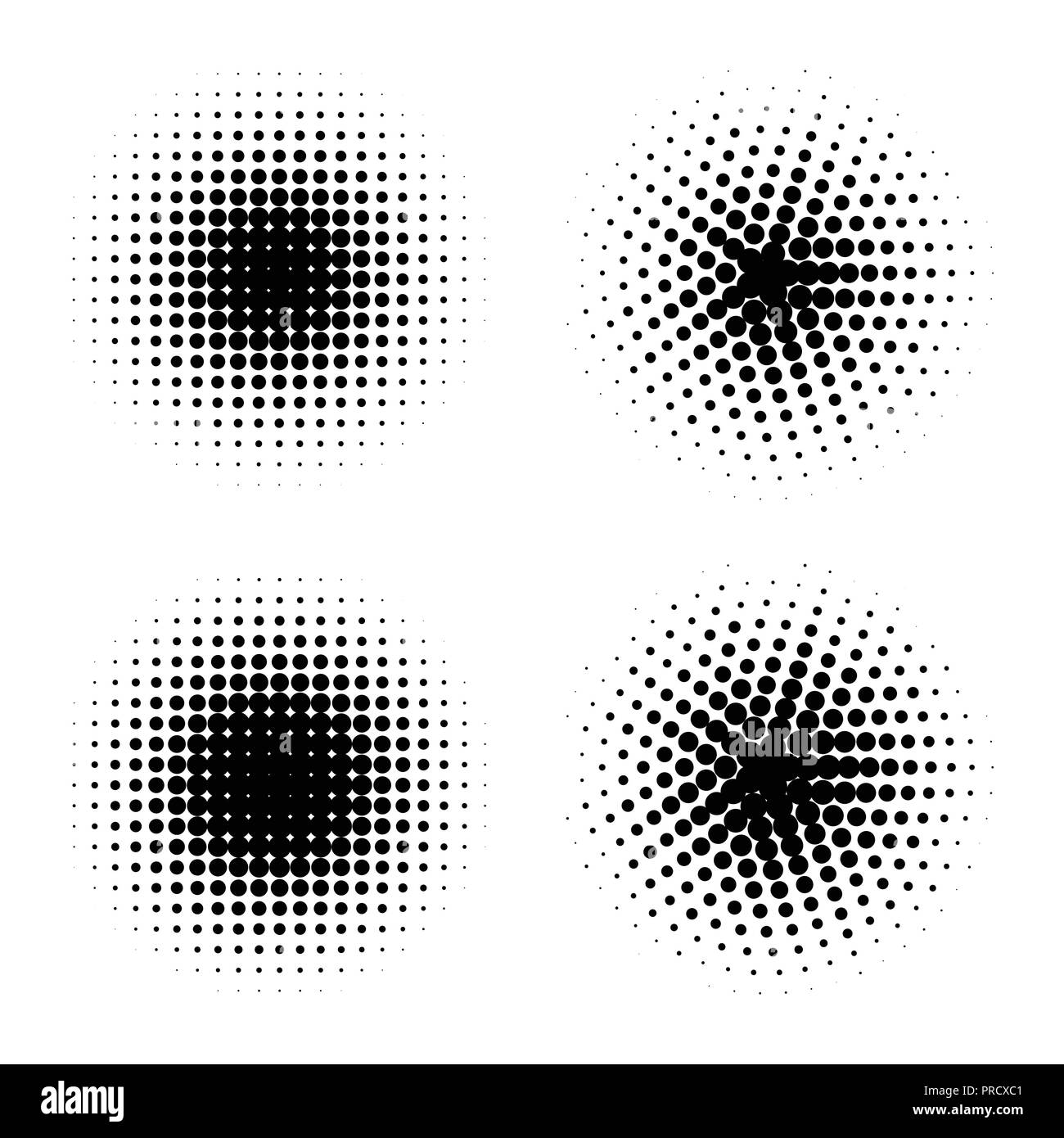 Vector retro style dotwork background. Abstract dotted stippling engraving texture Stock Vector