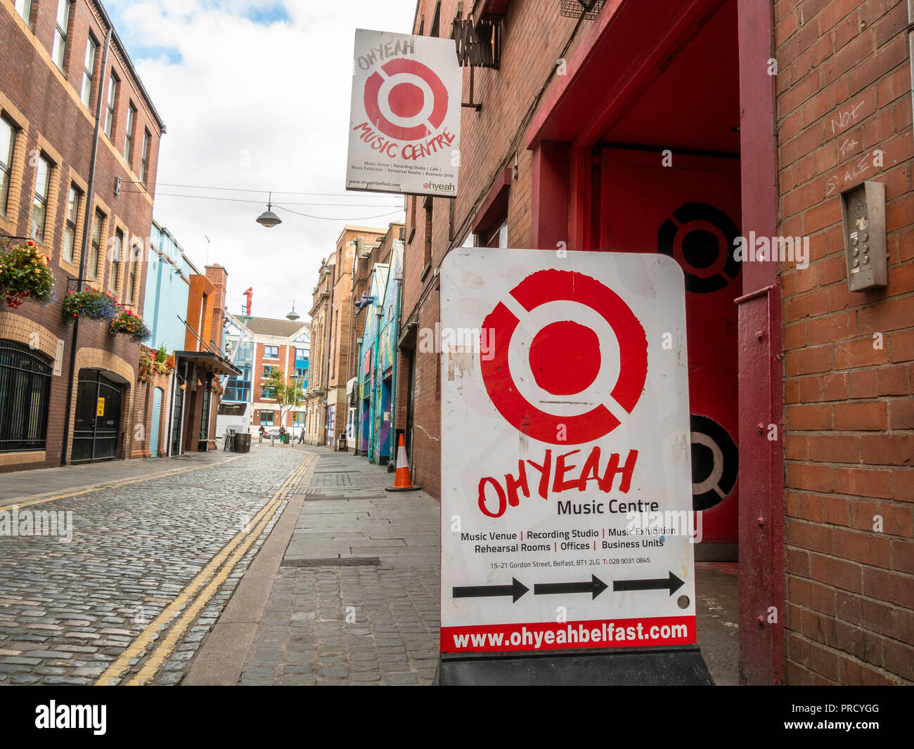 Oh Yeah Music Centre, Gordon Street, Belfast Stock Photo