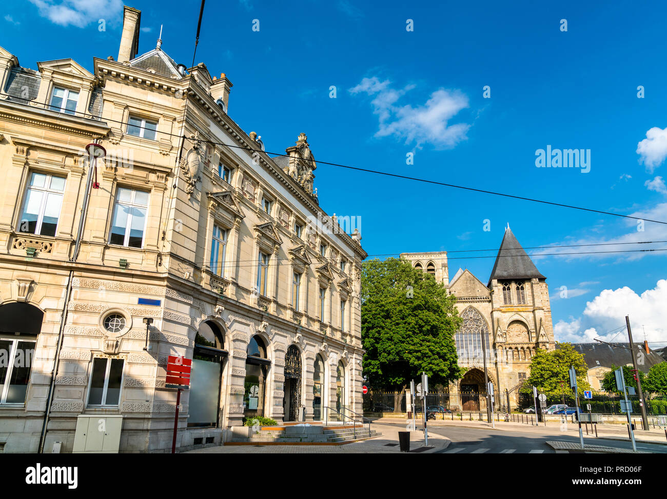 Buildings in the city centre of Le Mans, France Stock Photo