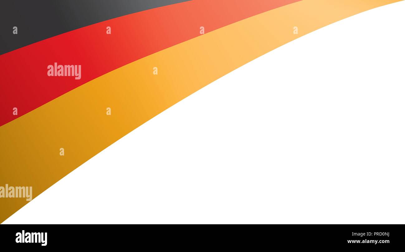 Germany flag, vector illustration on a white background Stock Vector ...