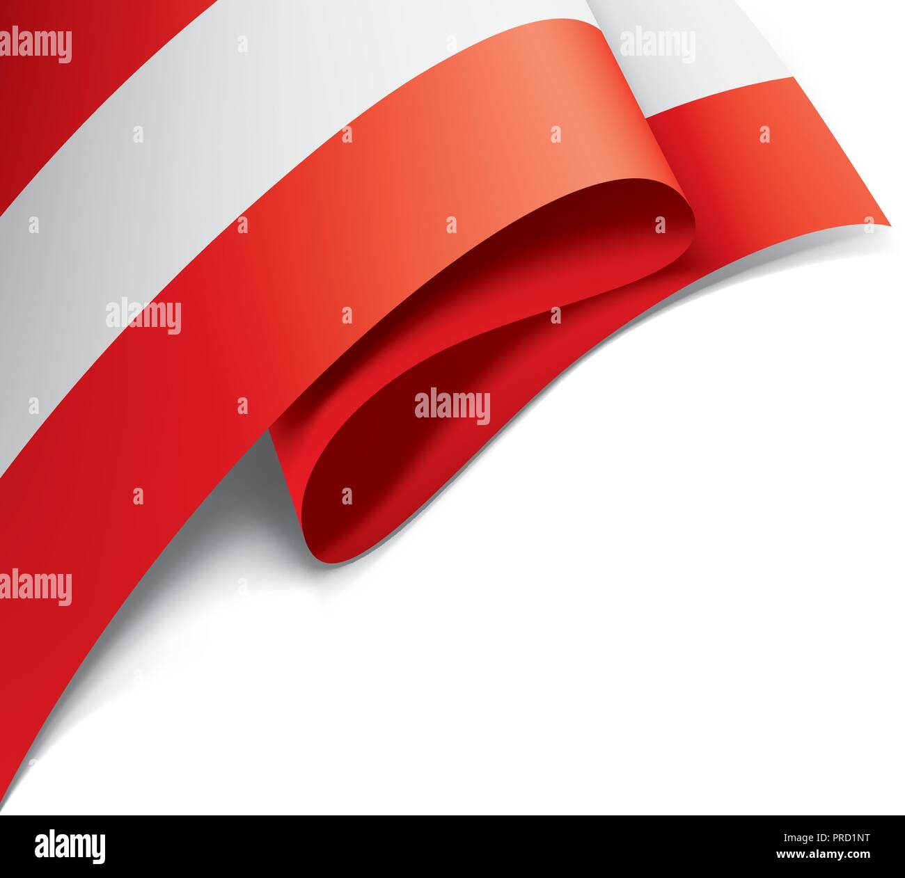 Austria flag, vector illustration on a white background Stock Vector ...