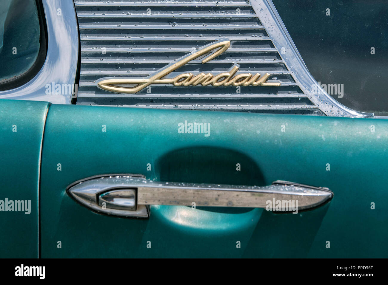 Detail of a Lincoln Landau Premiere at Country Classic Cars LLC car