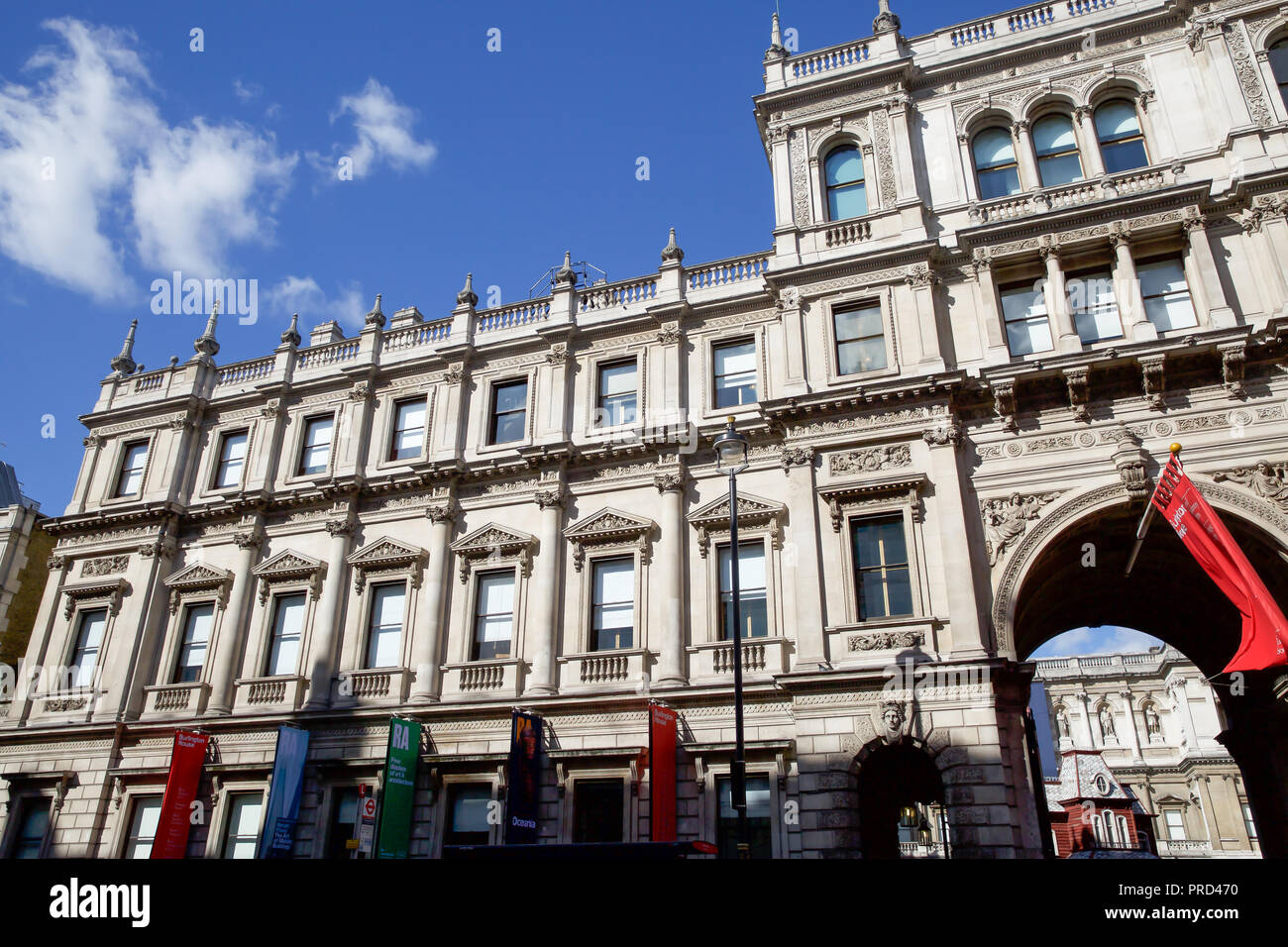 At the royal academy in piccadilly central london hires stock