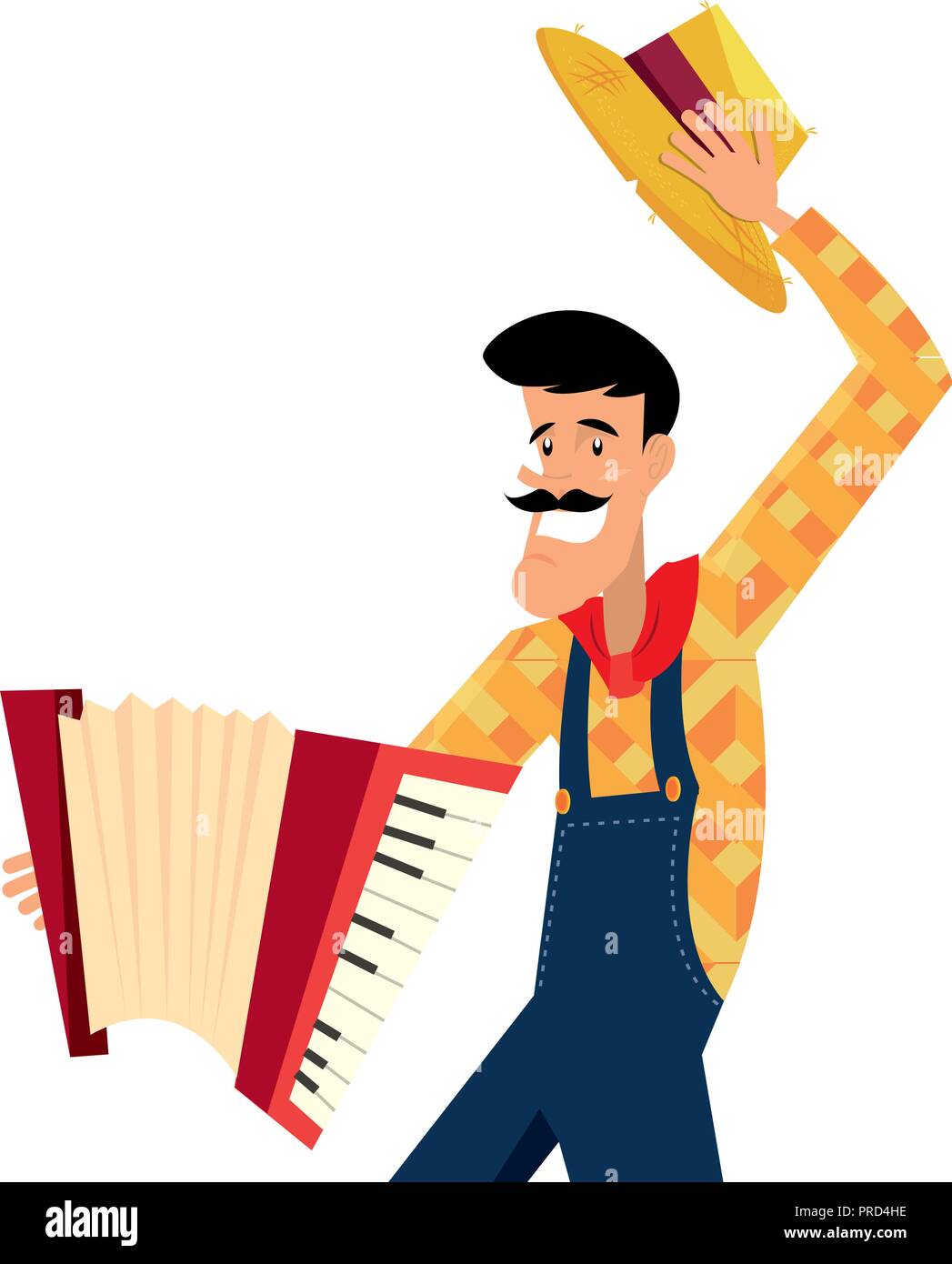 Adult Accordion Player Stock Vector Images - Alamy