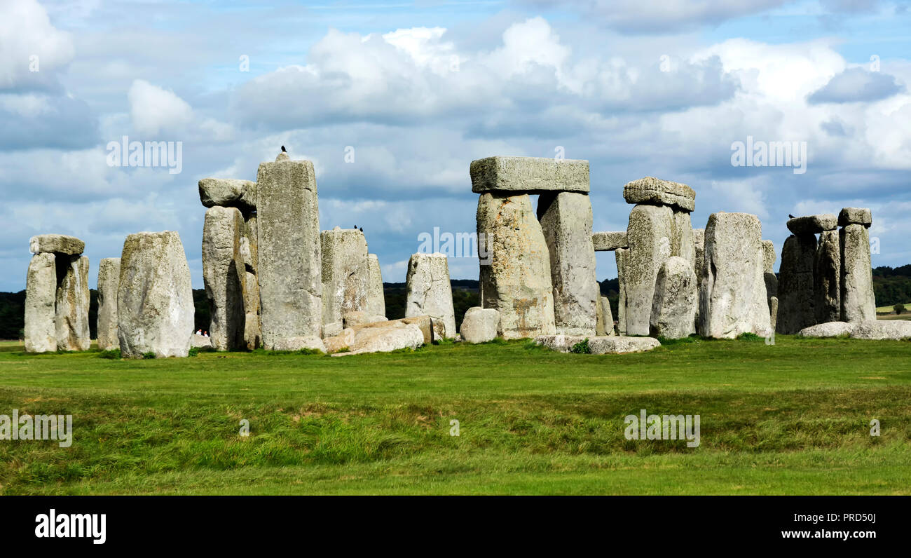 Stonehenge is a prehistoric monument in Wiltshire. ( United Kingdom ) Stock Photo