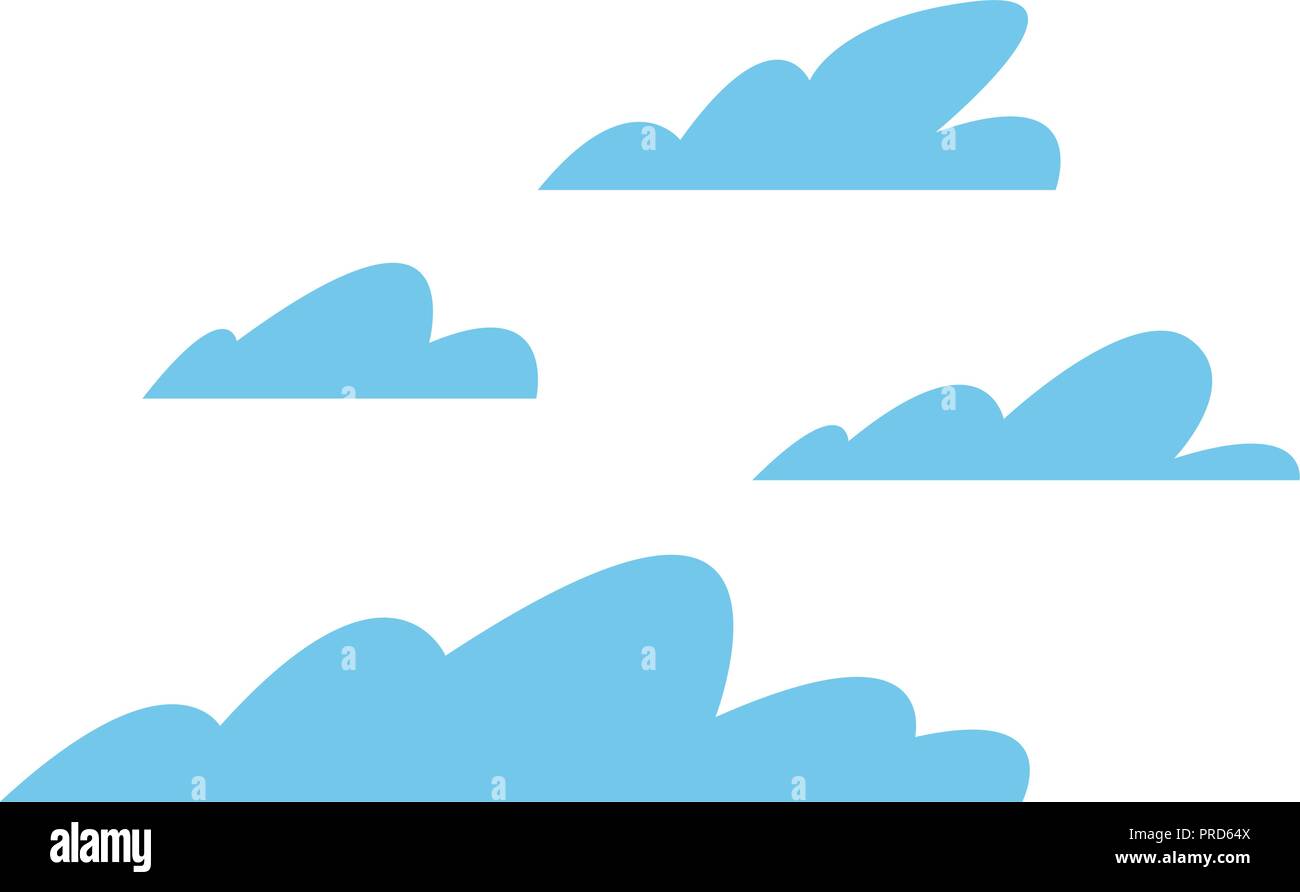 clouds weather sky nature design vector illustration Stock Vector Image ...