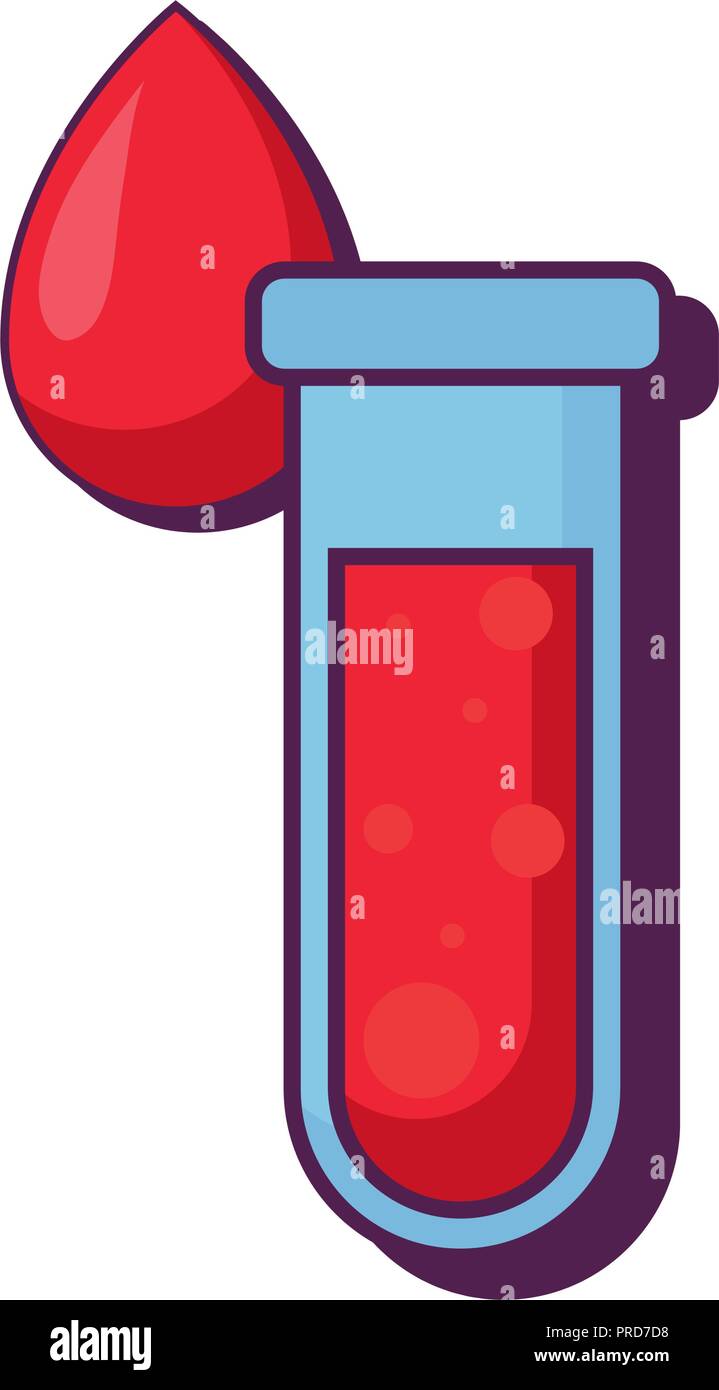 tube test with drop vector illustration design Stock Vector Image & Art ...
