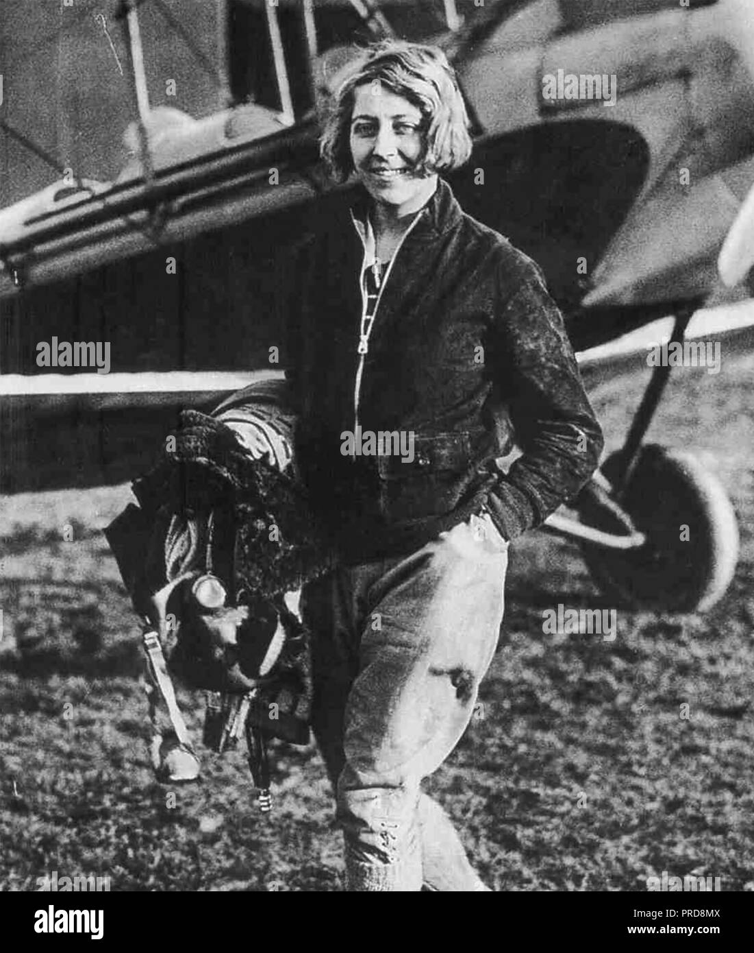 AMY JOHNSON (1903-1941) Pioneering English aviator Stock Photo - Alamy 
