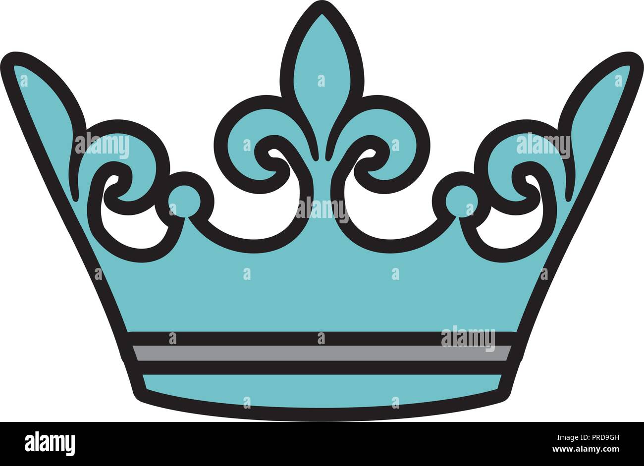 monarchical crown isolated icon vector illustration design Stock Vector ...