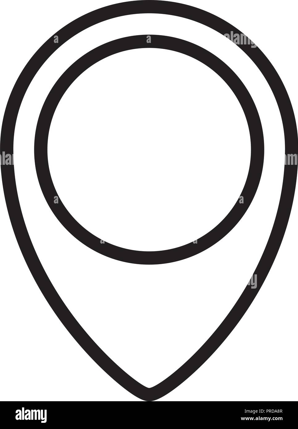 pin pointer location icon vector illustration design Stock Vector Image ...