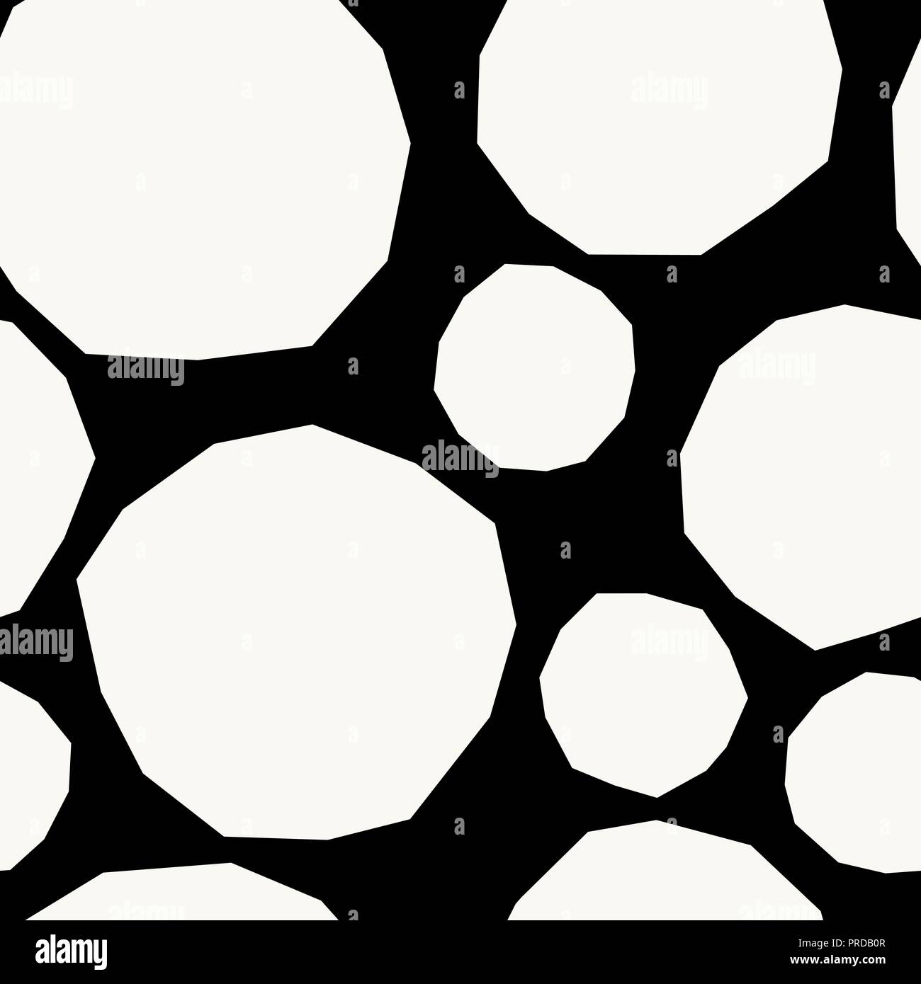 Seamless repeating pattern with abstract geometric shapes in black and ...