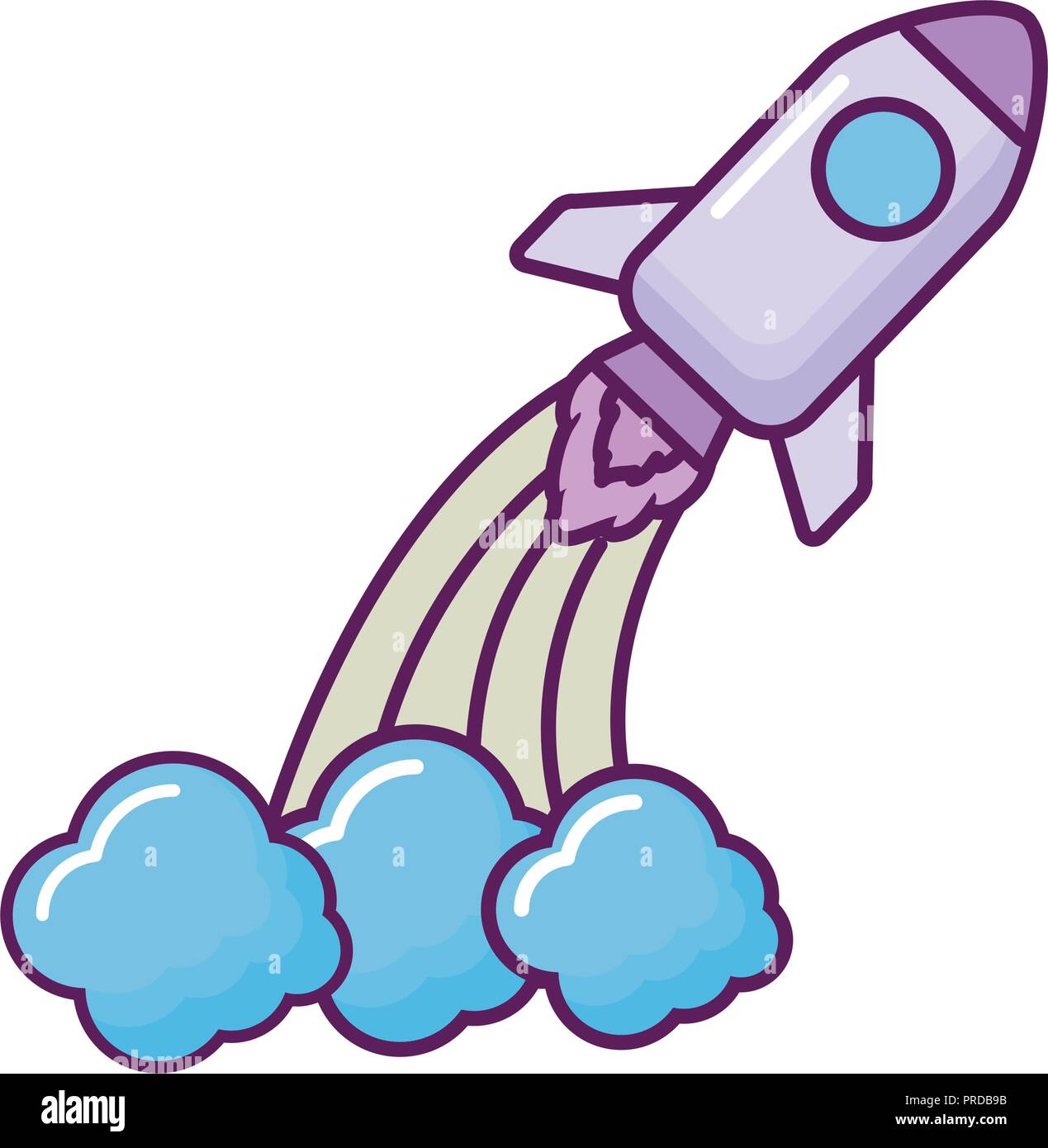 rocket start up icon vector illustration design Stock Vector
