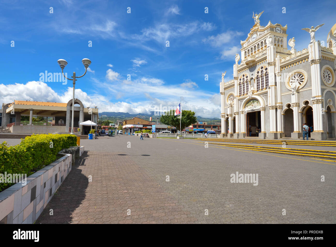 Cartago, Costa Rica August 19, 2015 People visit the Basilica de