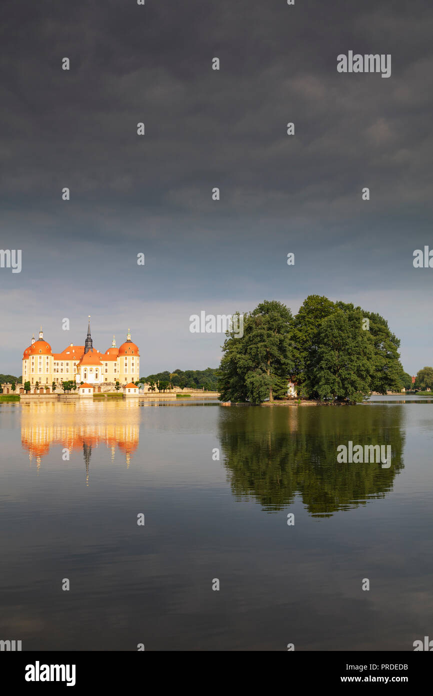 Europe, Germany, Saxony, Moritzburg castle Stock Photo