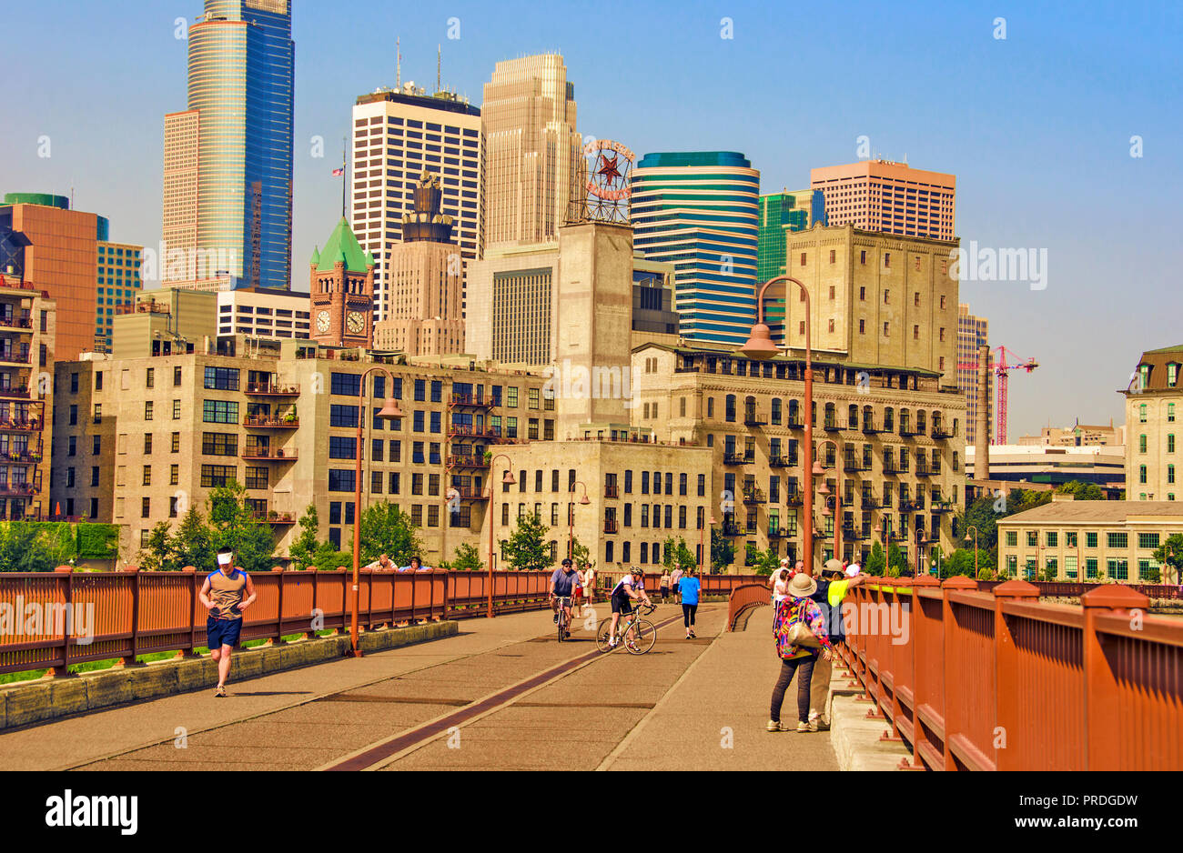 Office buildings in downtown Minneapolis, Minnesota Stock Photo Alamy
