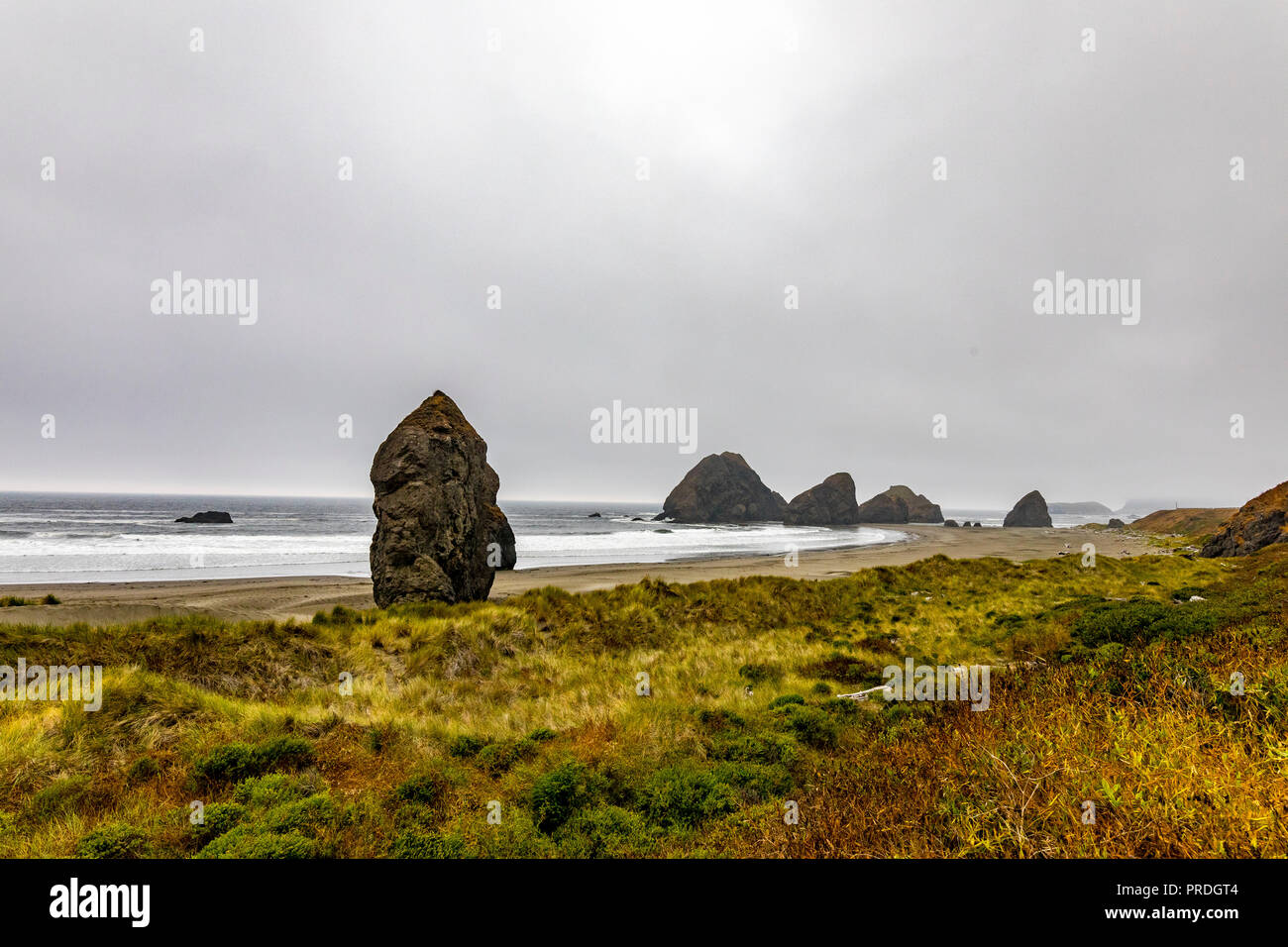 At the Pistol River Scenic Viewpoint, Gold Beach Oregon Stock Photo Alamy
