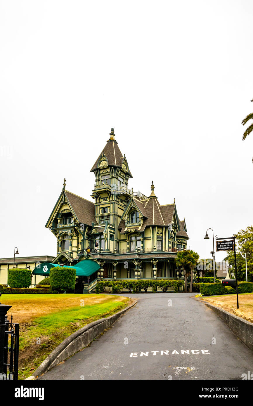 The Carson Mansion now the Ingomar club in Eureka on the California