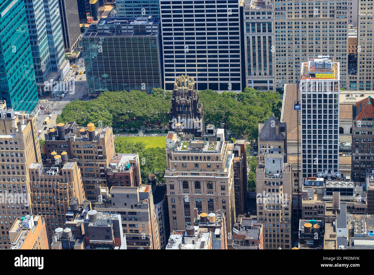 Aerial view of Bryant Park, New York City Stock Photo Alamy Aerial view of Bryant Park, New York City Stock Photo Alamy