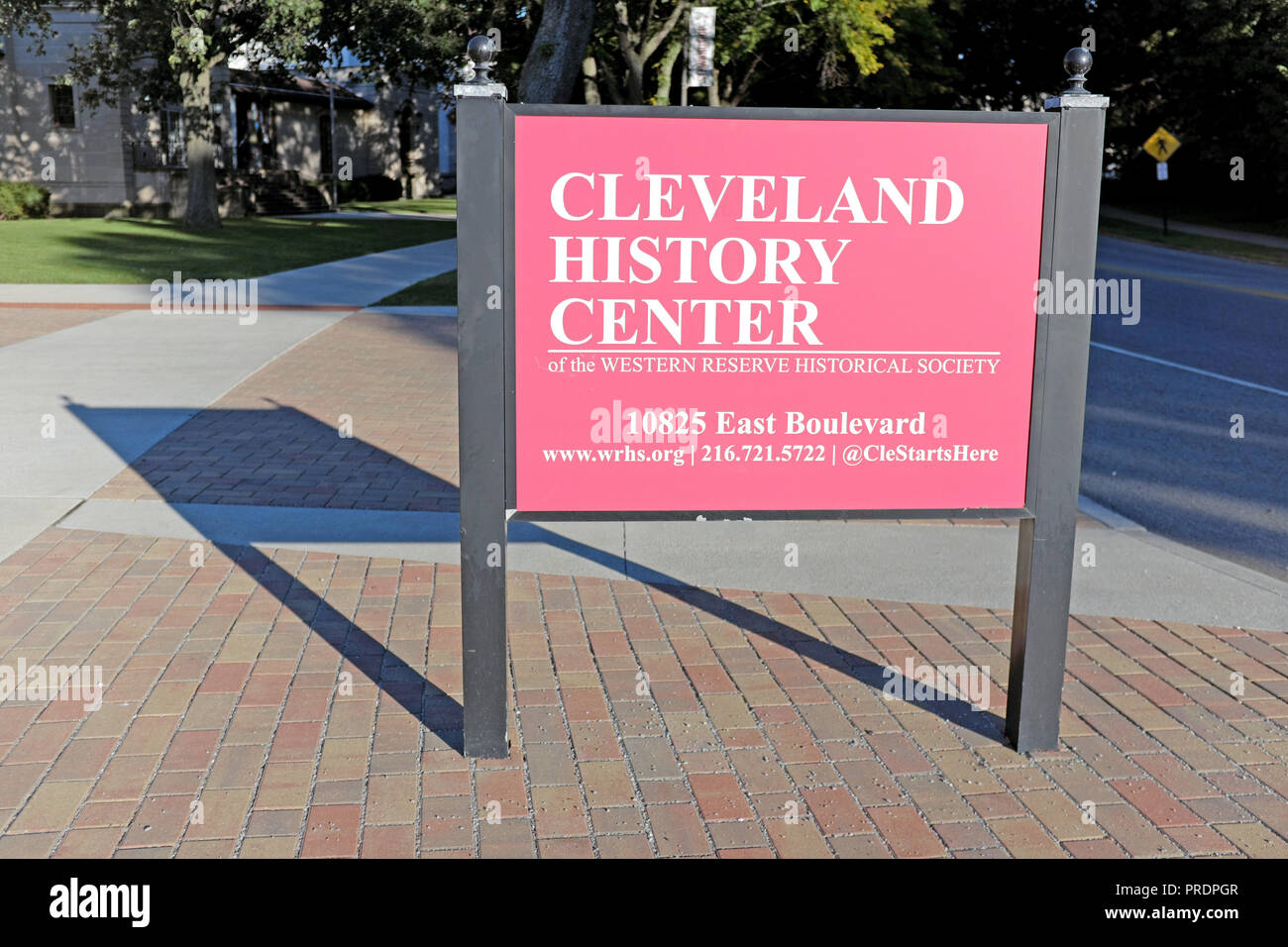 The Cleveland History Center on East Blvd In University Circle, Cleveland, Ohio, USA is part of the Western Reserve Historical Society. Stock Photo