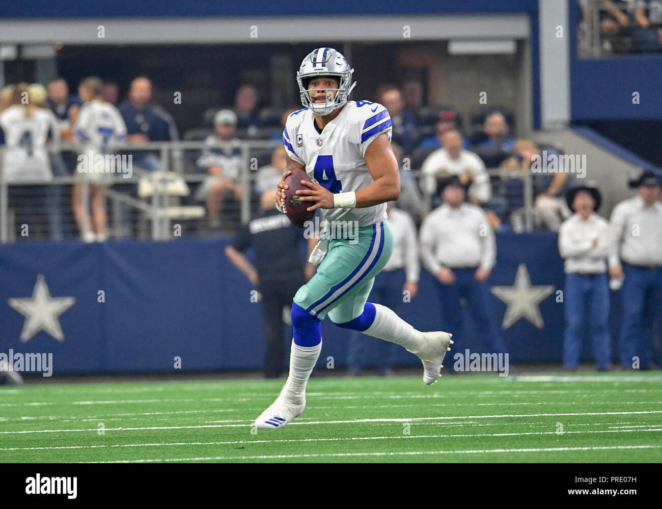 September 30, 2018 Dallas Cowboys quarterback Dak Prescott 4 during