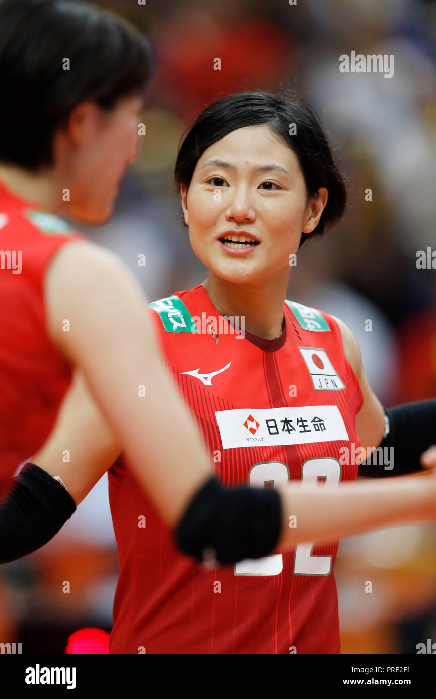 Kanagawa, Japan. 1st Oct, 2018. Kanami Tashiro (JPN) Volleyball FIVB