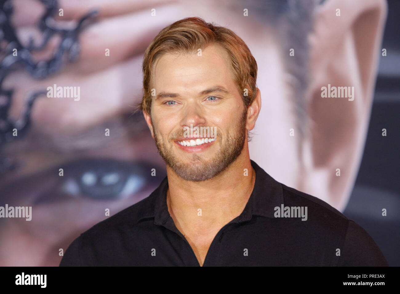 Kellan Lutz at the World Premiere of Columbia Pictures' 'Venom' held at the Regency Village Theater in Westwood, CA, October 1, 2018. Photo by Joseph Martinez / PictureLux Stock Photo