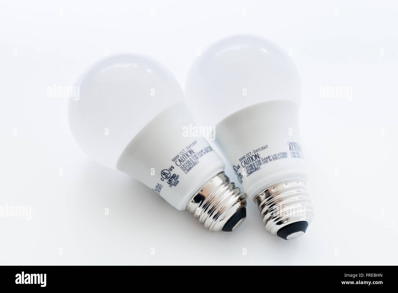 LED light bulbs - USA Stock Photo