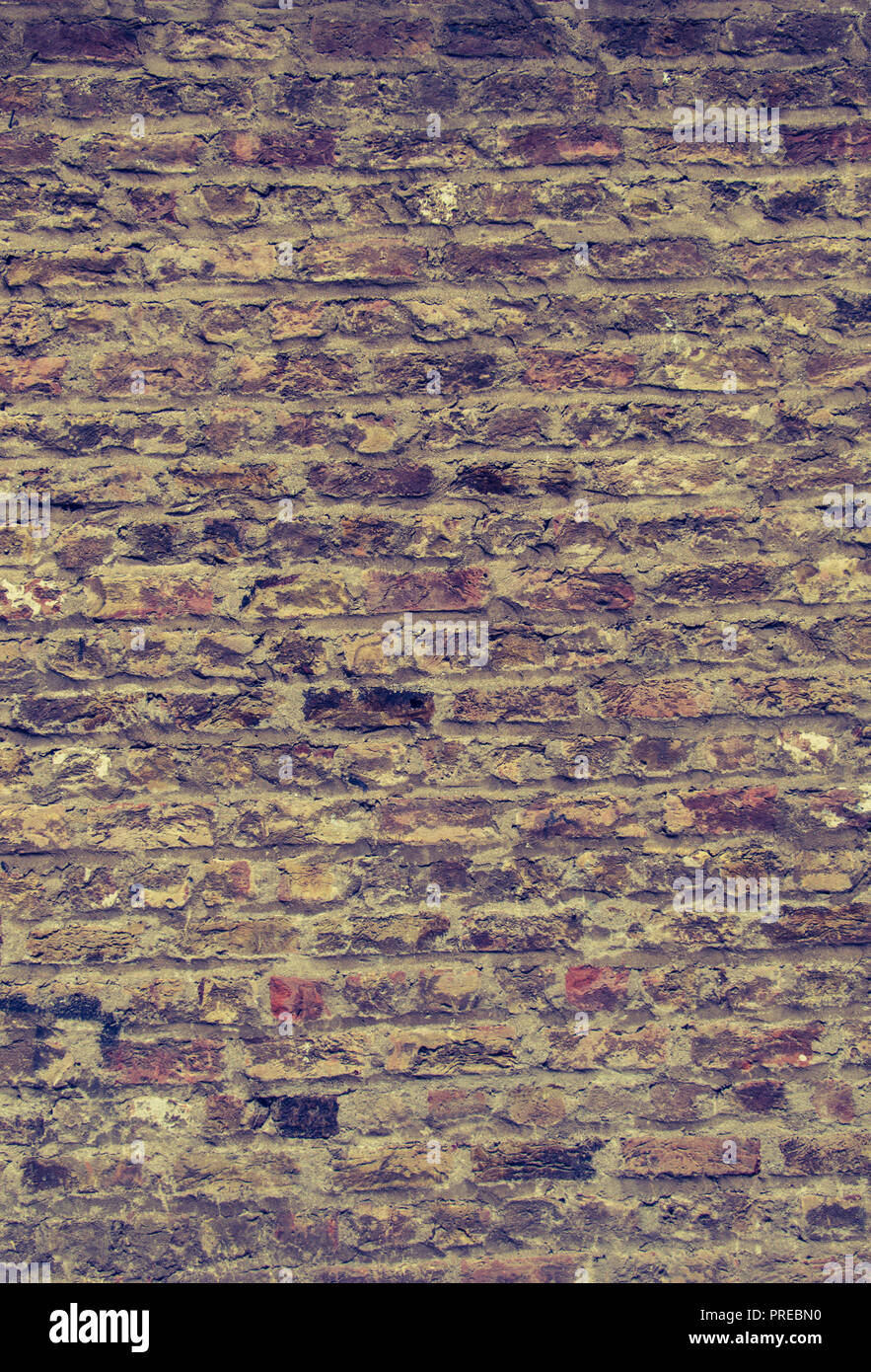Old grunge brick wall as a background Stock Photo - Alamy