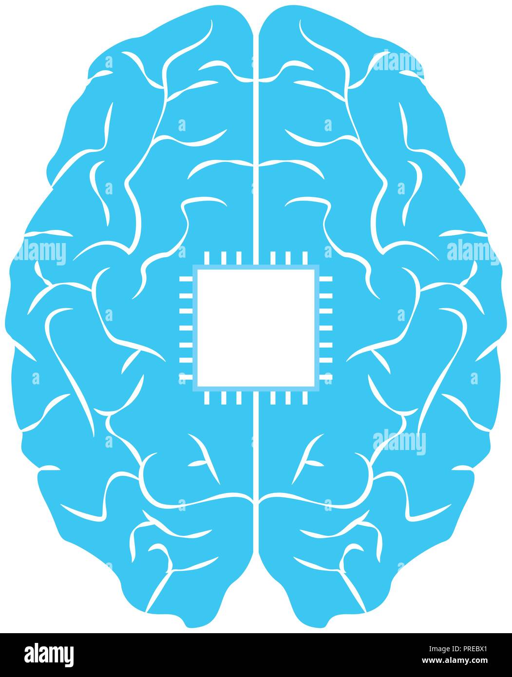 Cloud braind connections Stock Vector Image & Art - Alamy