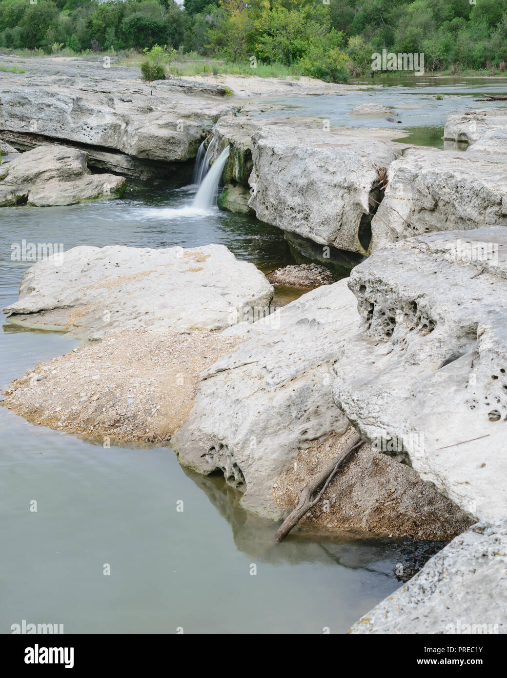 Mckinney hi res stock photography - The Lower Falls At Mckinney State Park Are An Oasis Of Natural Beauty Just Minutes From Downtown Austin Texas PREC1Y