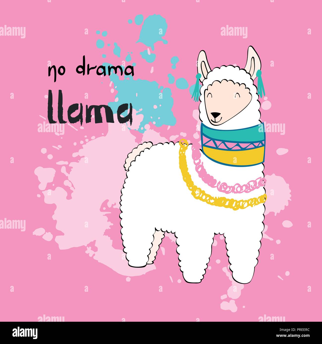 Llama Llama Stock Vector Images - Alamy