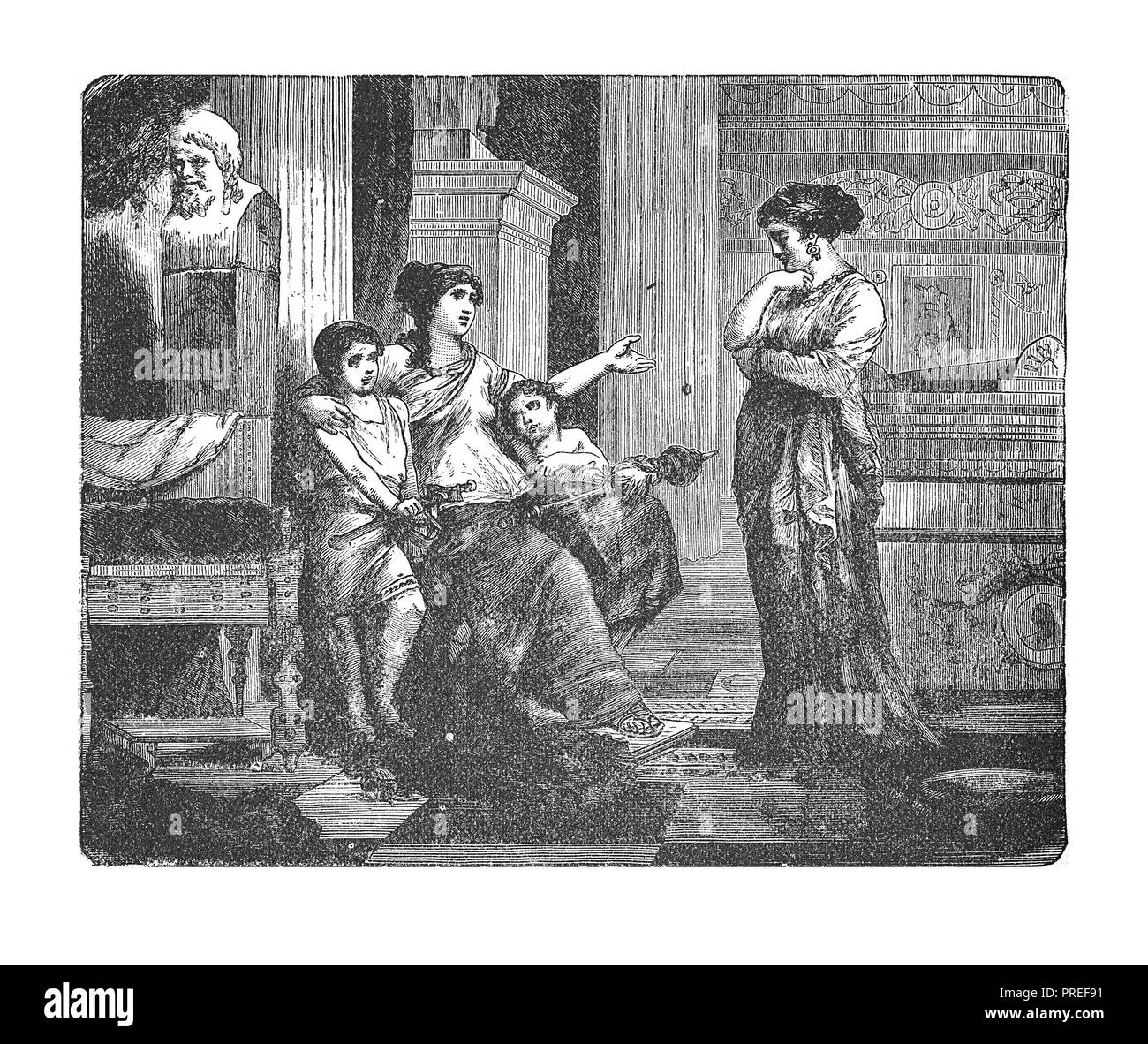 Children in ancient rome Black and White Stock Photos & Images - Alamy