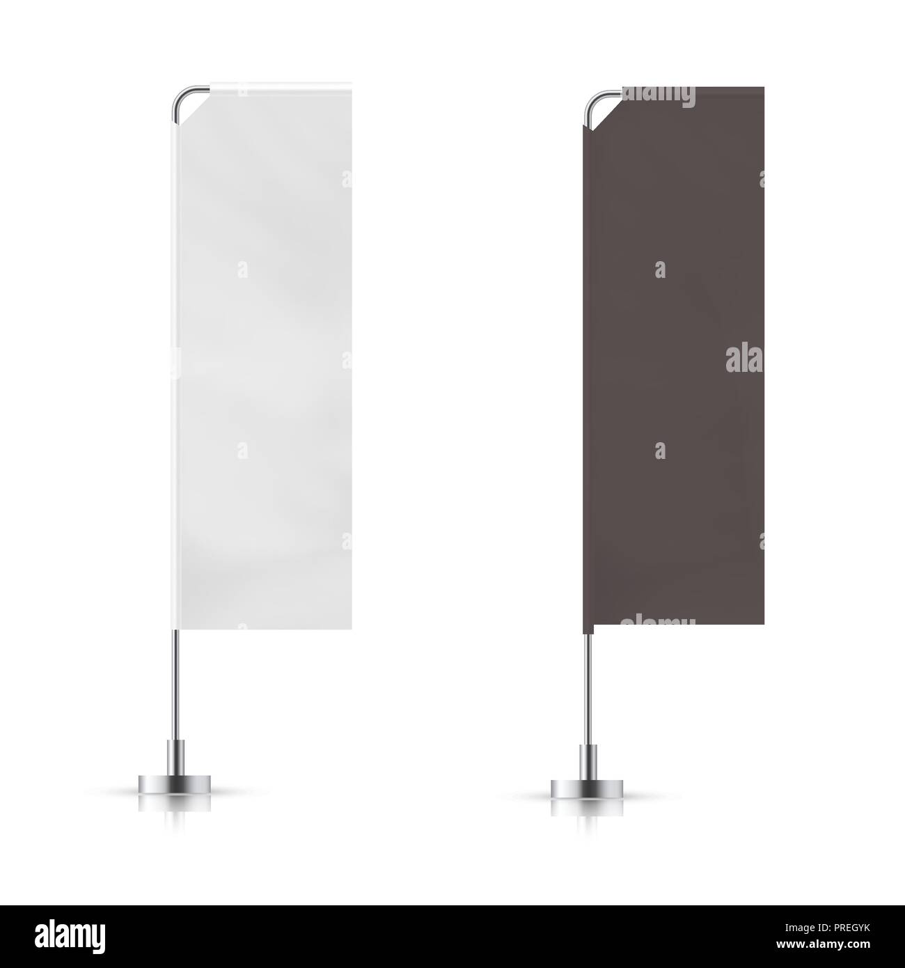 Vector set of different types banner flag Stock Vector Image & Art Alamy