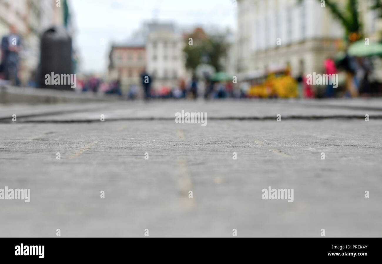 Outlines of the city is out of focus Stock Photo - Alamy