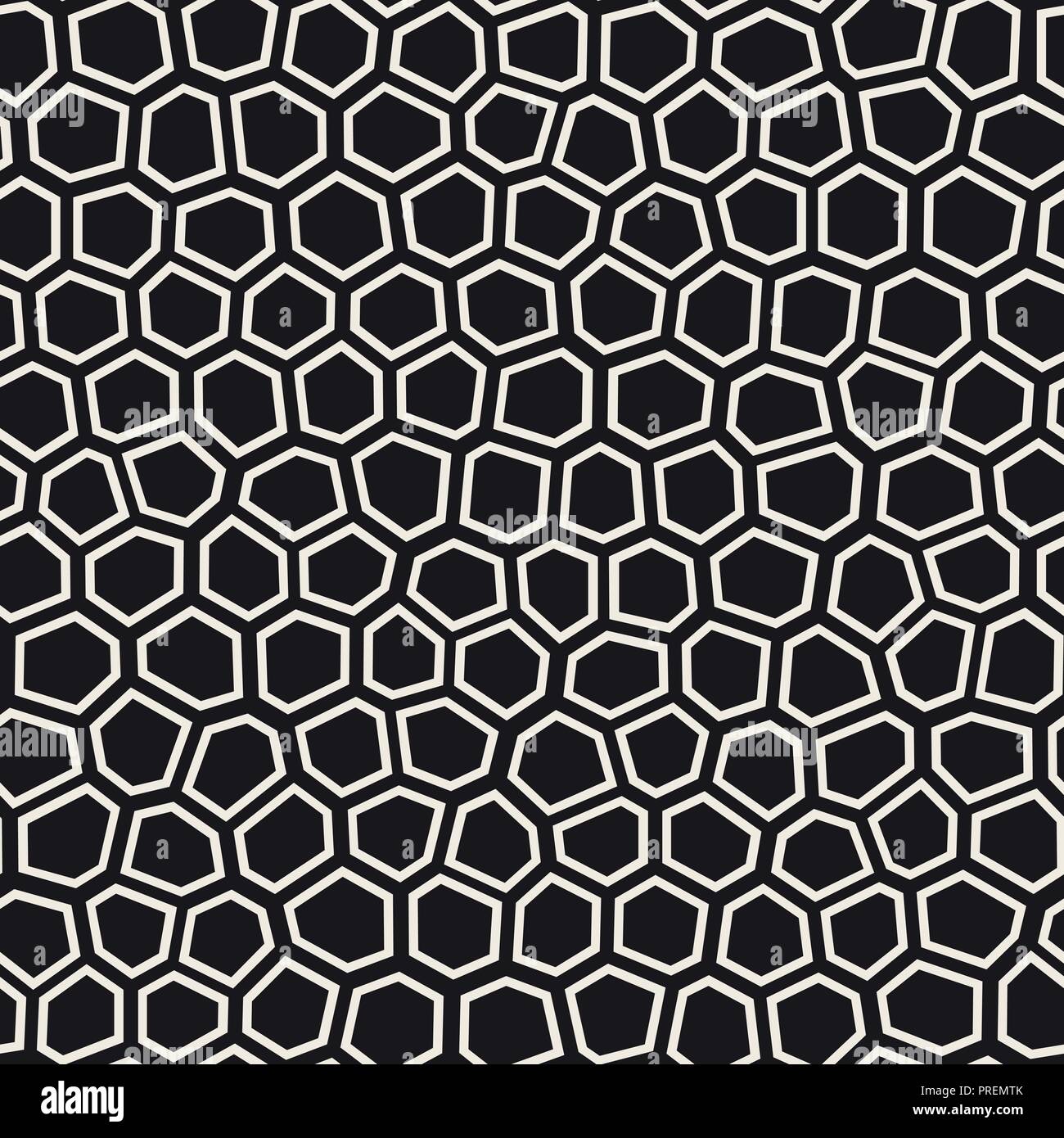 Seamless irregular lines vector mosaic pattern. Abstract chaotic ...