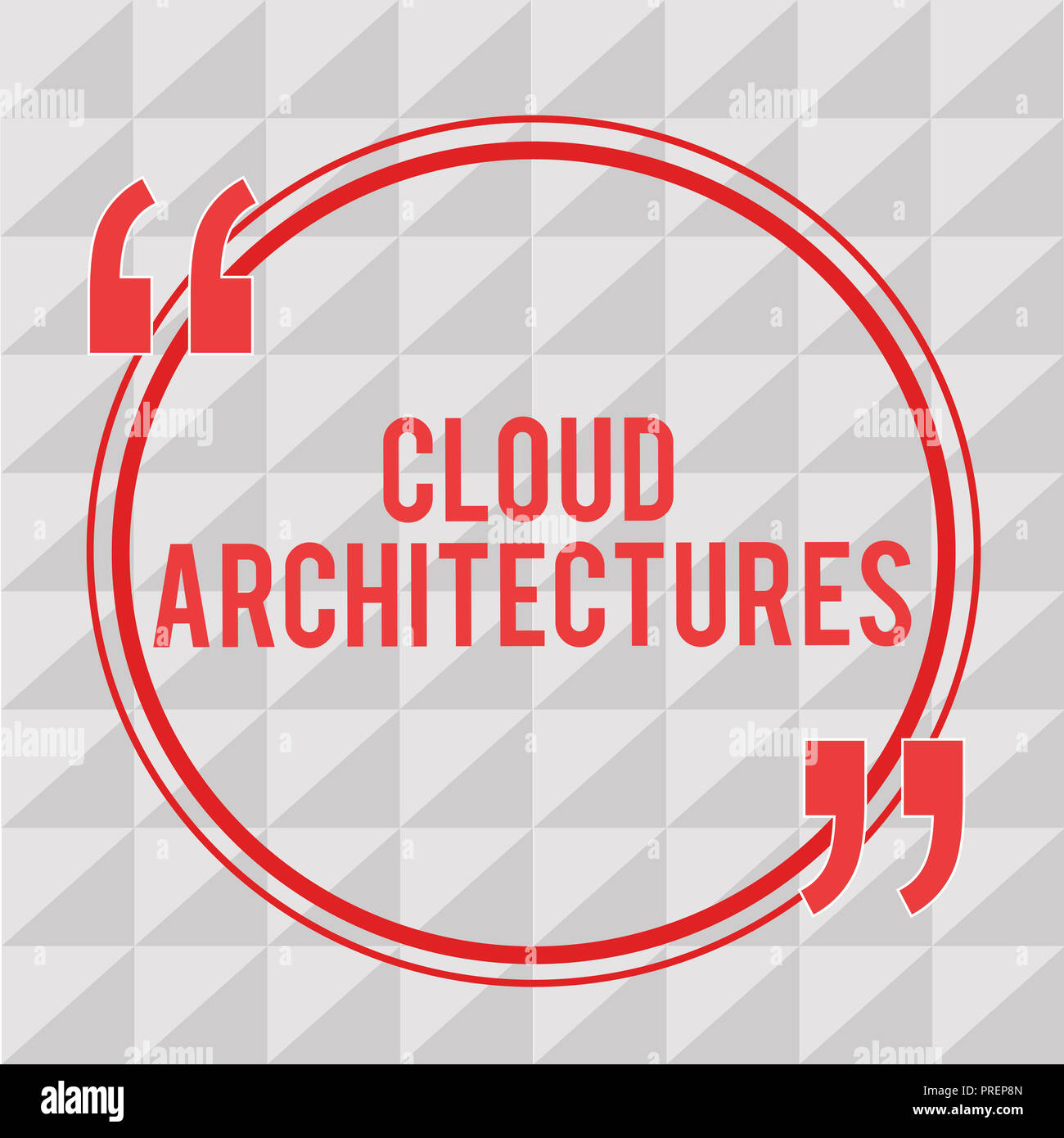 Writing note showing Cloud Architectures. Business photo showcasing Various Engineered Databases Softwares Applications. Stock Photo
