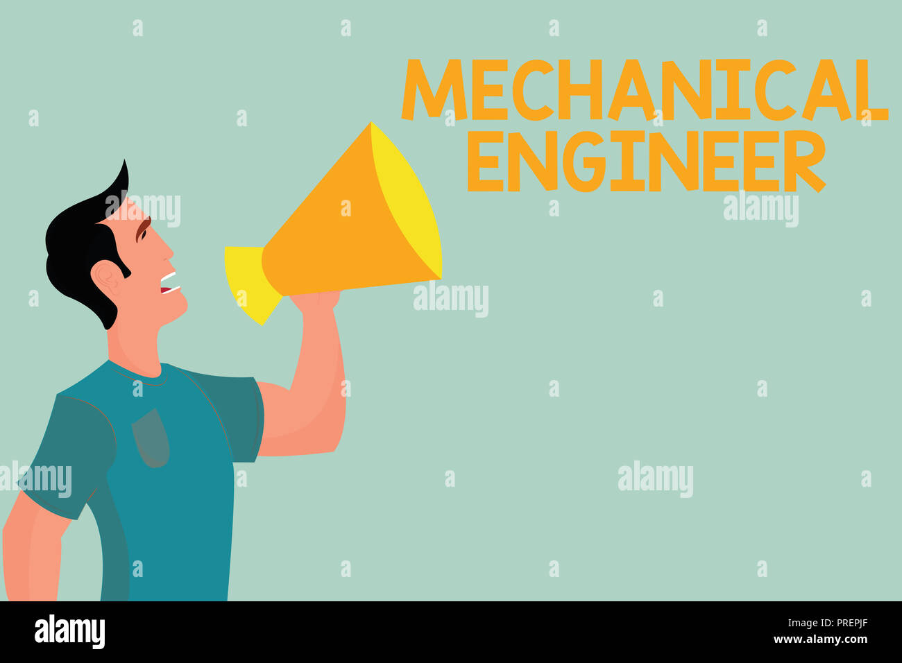 Handwriting text writing Mechanical Engineer. Concept meaning Applied ...