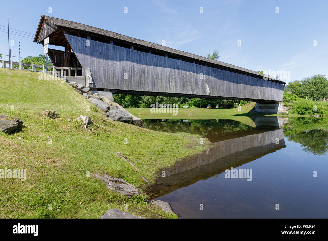 Downsville Covered Bridge over the East Branch of the Delaware River