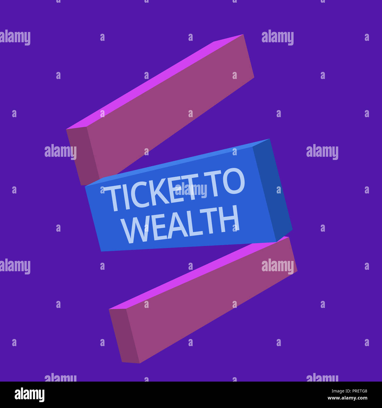 Handwriting text Ticket To Wealth. Concept meaning Wheel of fortune Passage to Successful and brighter future. Stock Photo