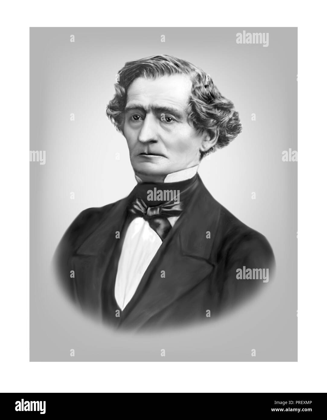 Hector Berlioz  1803 - 1869 French Composer Stock Photo