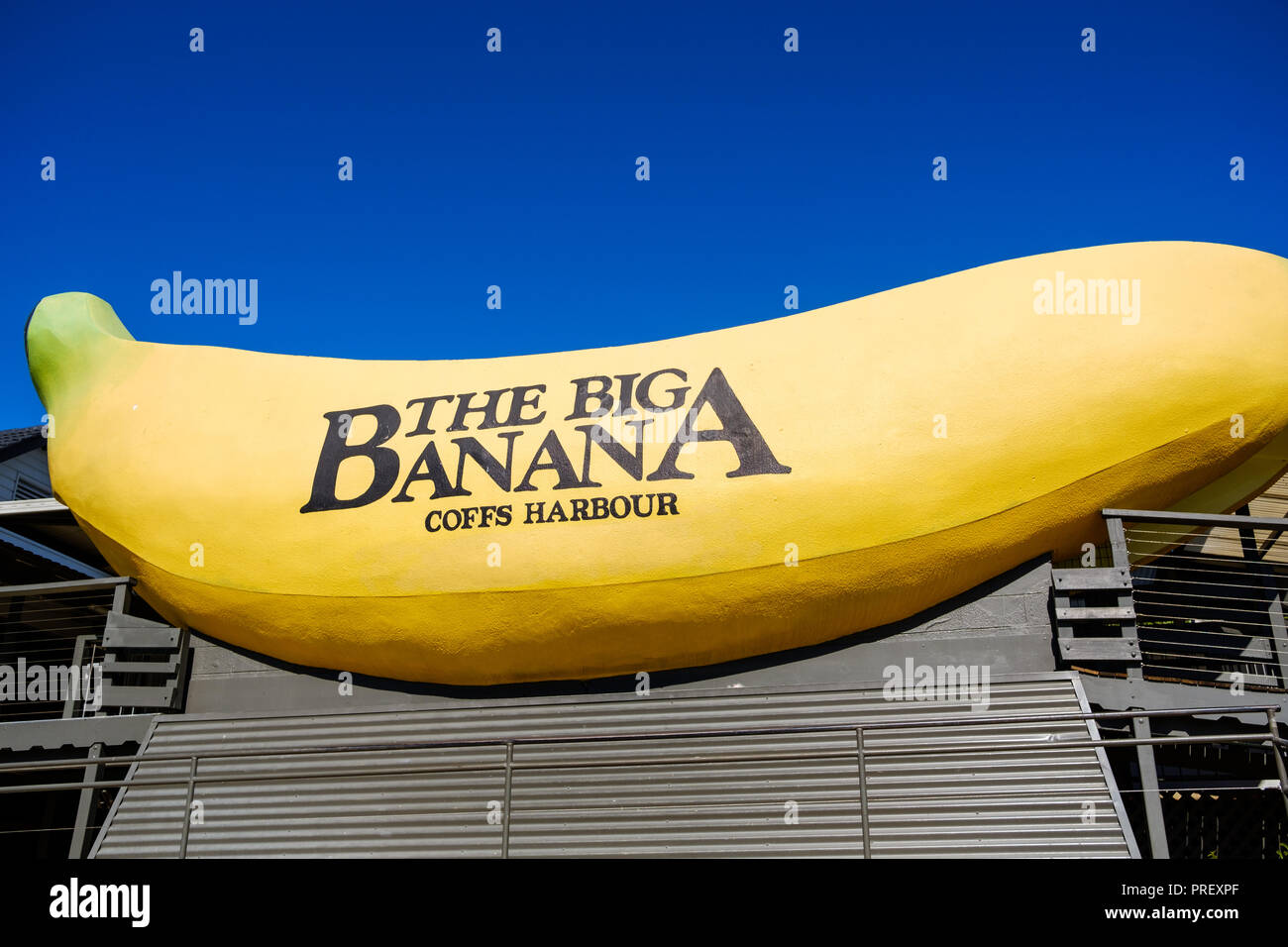 The Big Banana, Coffs Harbour, Australia Stock Photo